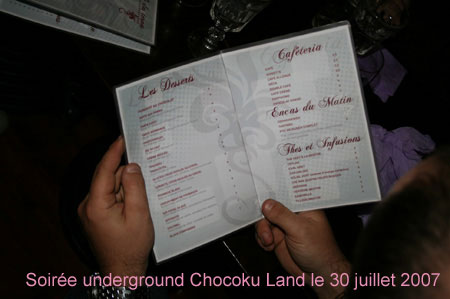 menu undergroud